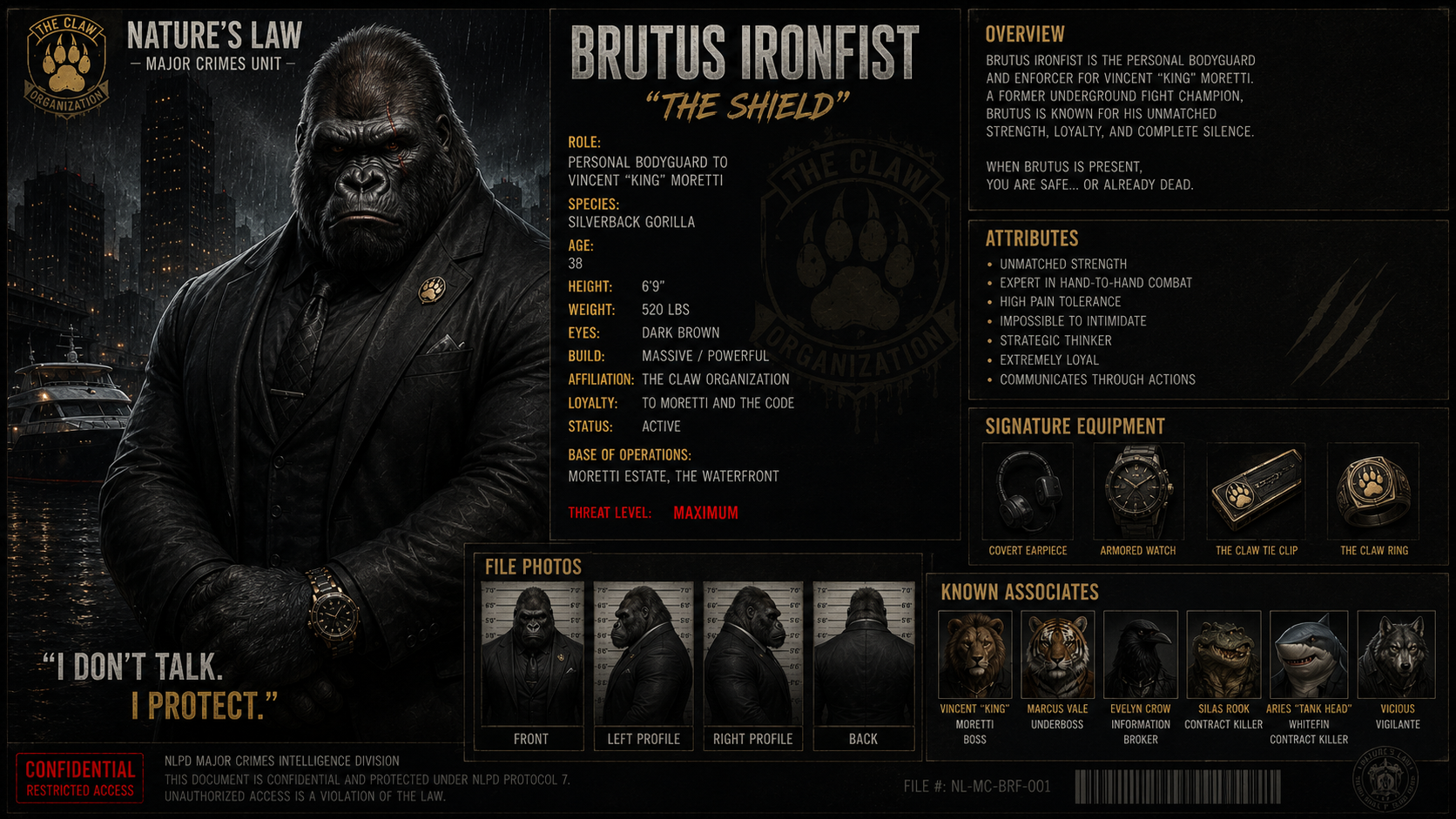 Brutus Ironfist — The Shield